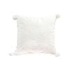 SOGA 45cm White Soft Plush Throw Pillow