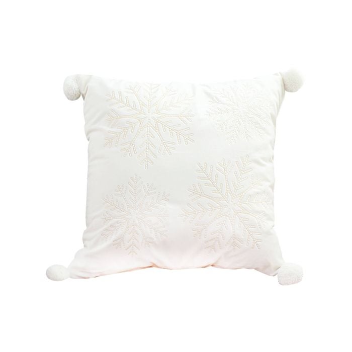 SOGA 45cm White Soft Plush Throw Pillow