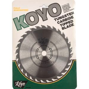 Koyo 180mm 30T 20/16mm Bore Circular Saw Blade For Timber Cutting
