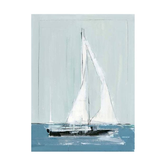 Artey | Set Blue Sail I - Stretched Canvas - Stretched Canvas - 90 x 120cm