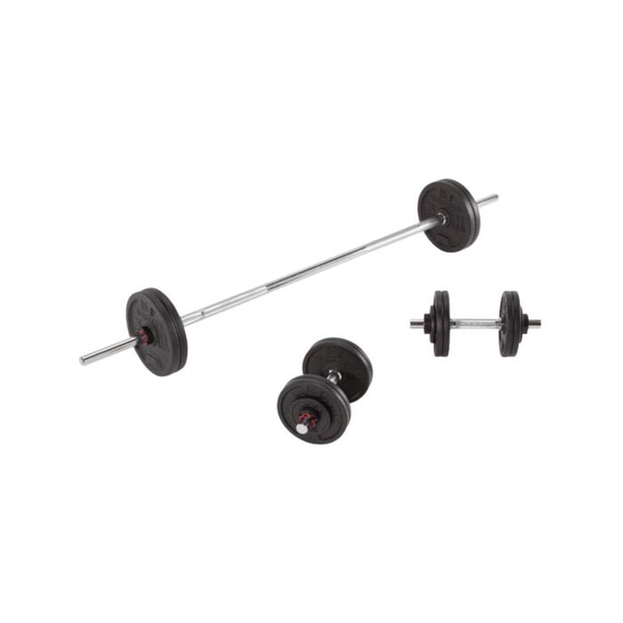Weight Training Dumbbells & Bars Kit 50kg