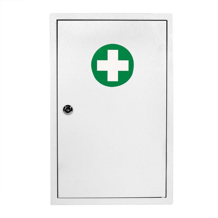 Reliance Medical Large White Sofia Metal Wall Cabinet