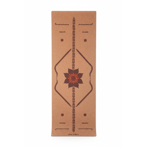 Zenvibes Travel 2mm Cork YogaMat - Align & Bloom