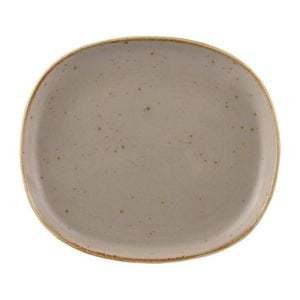 Sango Oval Coupe Plates Ora Avola 200x175mm Ceramic Tableware 6 Pack