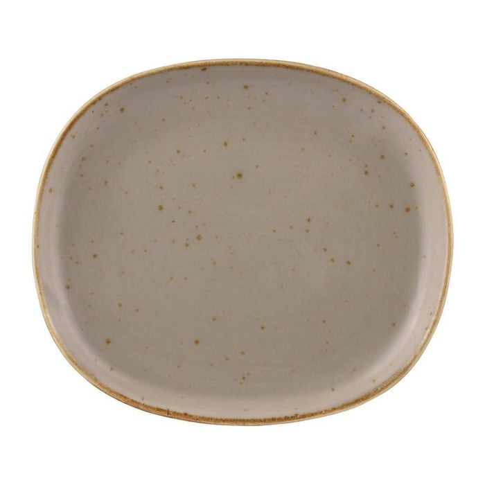 Sango Oval Coupe Plates Ora Avola 200x175mm Ceramic Tableware 6 Pack