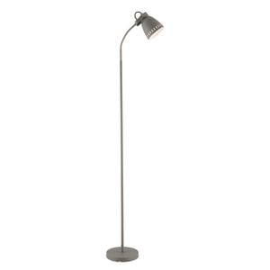 Telbix Nova Contemporary Standing Floor Lamp Light Metal Grey