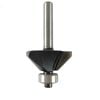 Ultra 45° x 1/4" Shank Chamfer Router Bit
