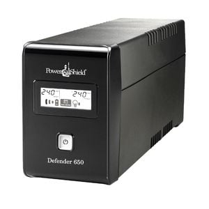Powershield Defender 650va / 390w Line Interactive Ups With Avr, Australian Outlets And User Replaceable Batteries