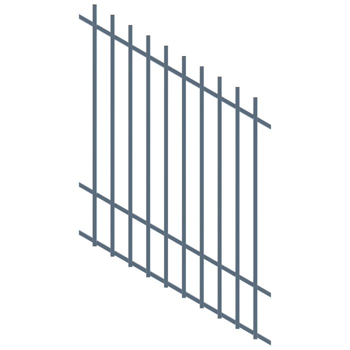 ProtectorAl 350 - 1200 x 1500mm Deep Ocean Raked 16-30º Radiator Pool Fence Panel