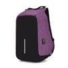 Catzon Laptop Backpack With Usb Charging Port Waterproof Bag-purple