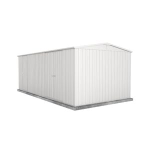 Absco Sheds 5.96mW x 3.00mD x 2.30mH Surfmist Three Door Highlander Garden Shed 