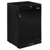 Polar Back Bar Cooler G-series Single Solid Door Black 138ltr 900mm Commercial Fridge
