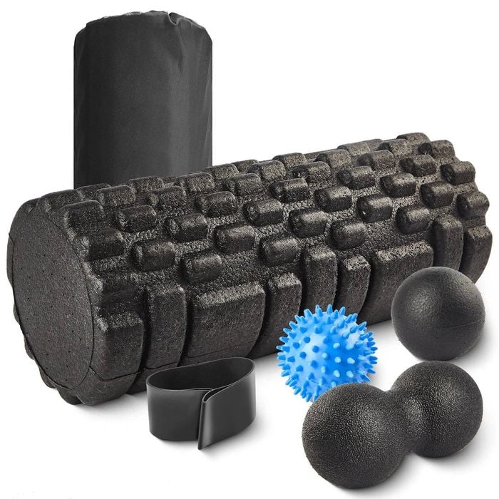 Lifebay 7-in-1 Foam Roller Set for Yoga and Pain Relief