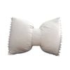 Catzon Bow Throw Pillow Covers with Pom Poms Soft Velvet Boho Decor-Mustard Green