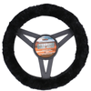 MyCar Sheepskin Steering Wheel Cover Black