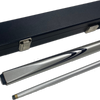 Cuemaster Silver Metallic Pool Snooker Billiard Cue and Black Cue Case