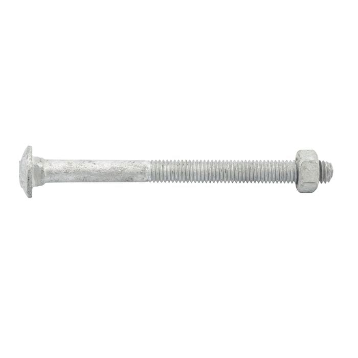Zenith M8 x 25mm Hot Dipped Galvanised Cup Head Bolt And Nut