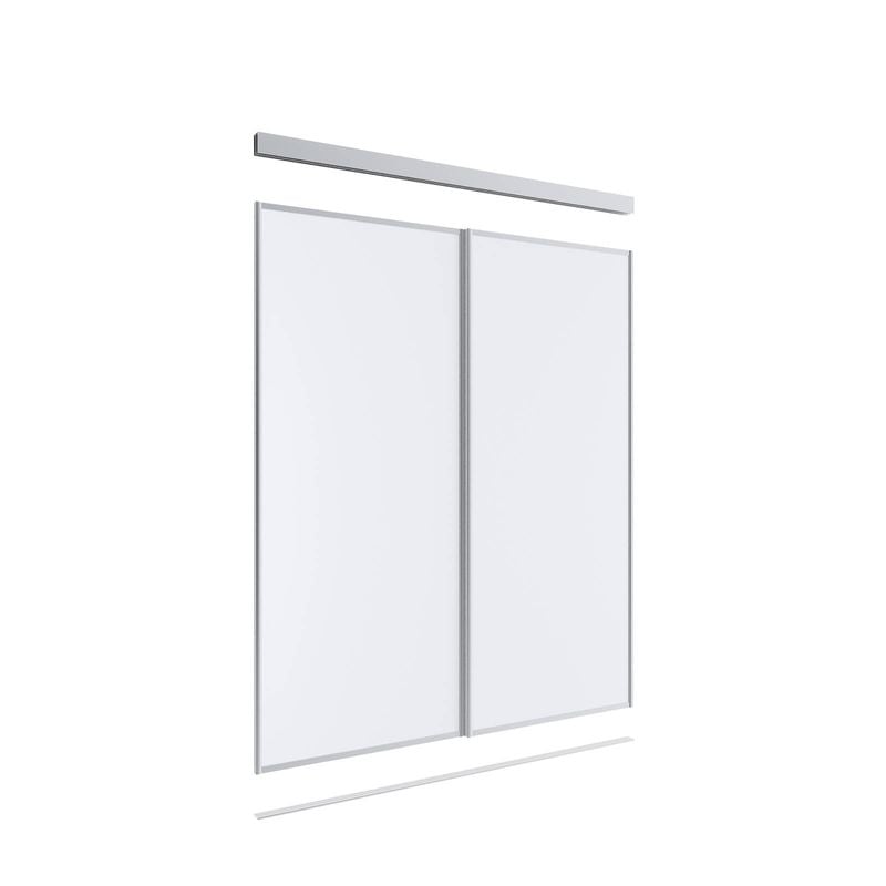 2100mm x 1201mm-1800mm 2 Melamine Wardrobe Door Custom Made Package