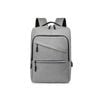 BDI 15.6" Laptop Backpack – USB Port, Water-Resistant, Grey