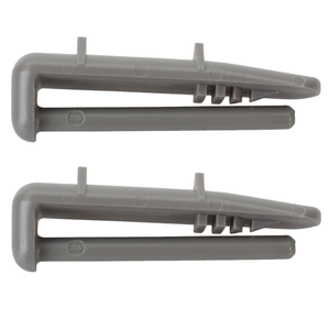 2x Cutlery Tray Upper Basket Rear Rail Cap Clip for Beko Dishwashers