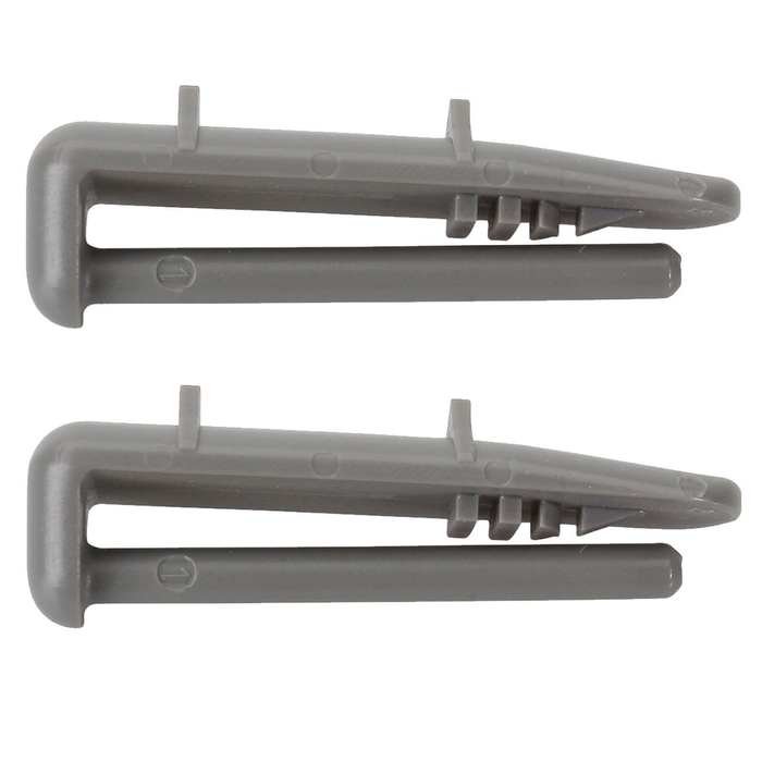 2x Cutlery Tray Upper Basket Rear Rail Cap Clip for Beko Dishwashers