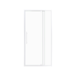 Stein 750 x 2000mm White Georgia Square Shower - Door Only