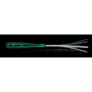 Fish Arrow Flasher Worm 1" SW Soft Plastic Ajing Fishing Lure 09 Kabura Green