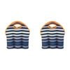 2PK Annabel Trends Neoprene 6-Bottle Carrier Bag 30cm - Gradient Stripe