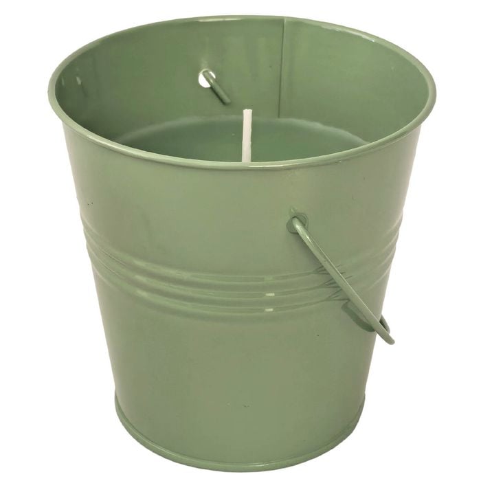 Marquee Steel Tin Citronella Candle Green