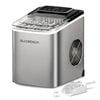 Alfordson Portable Ice Maker Machine Commercial 12kg 24hour Timer 2.2l Silver