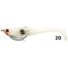 Zerek Flat Shad Pro 5" Snagless Soft Plastic Fishing Lure Red Head Bear