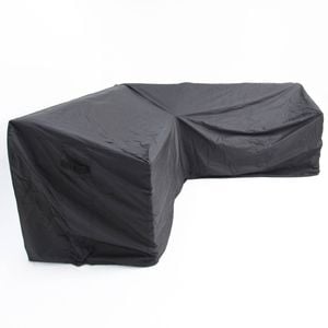 Large Corner Lounge Cover - Black
