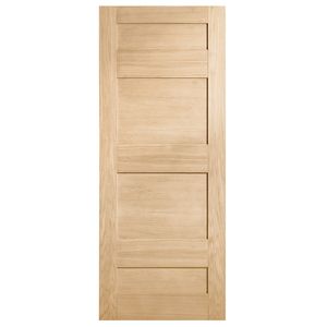 Corinthian Moda White Oak Internal Door AMOD13 - 720mm x 2340mm x 35mm