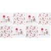 2x 4pc LVD Coasters Xmas Mouse Decorative Barware/Serveware Home Kitchen Decor