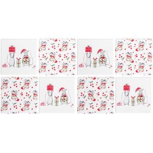 2x 4pc LVD Coasters Xmas Mouse Decorative Barware/Serveware Home Kitchen Decor