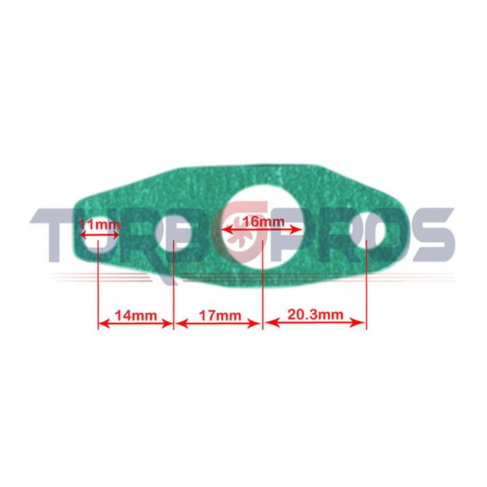 Turbo Charger Oil Feed & Return Gasket For Toyota Land Cruiser Prado 1KD-FTV 3.0L