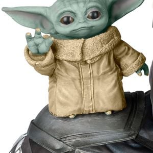 The Child Shoulder Accessory – Star Wars Mandalorian Baby Yoda Halloween Costume Add-On Green Colour, Standard