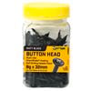 Otter 8g x 32mm Matt Black Button Head Screws - 135 Pack