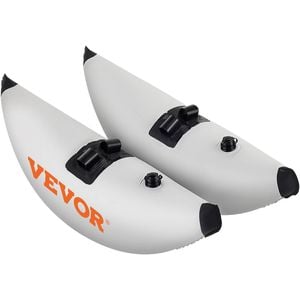 Vevor Kayak Outrigger Stabilizers White with PVC Inflatable Outrigger Float for Sidekick Arms Rod
