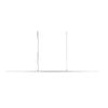 Oriel Lighting Shard Slimline Tricolour LED Pendant Light White 1500cm