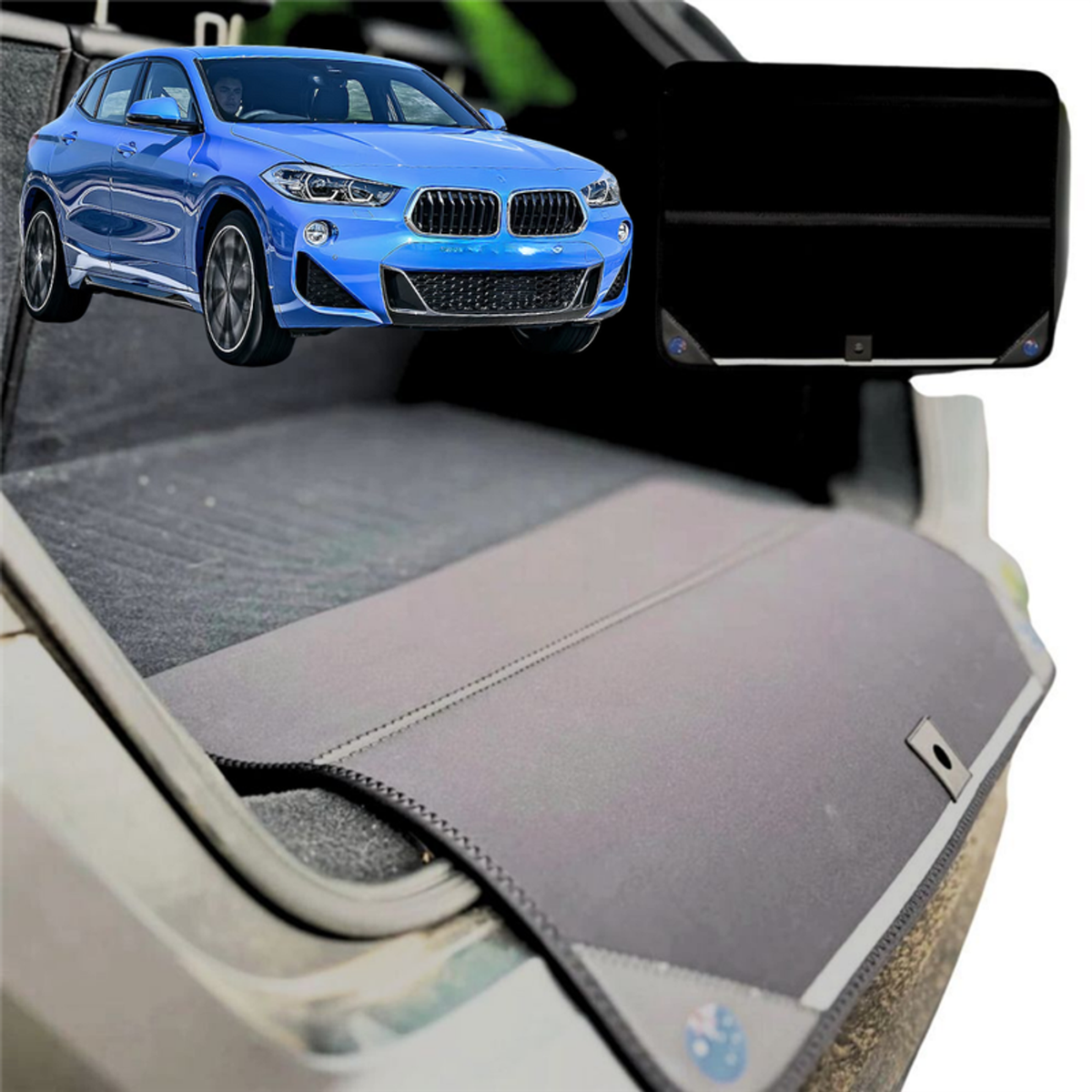 Bumperbescherming, roestvrij staal, mat, compatibel met BMW 5-serie Touring, type G31, BJ vanaf 2017, premium kwaliteit van RECAMBO