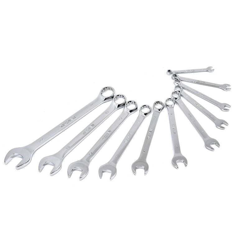 11 Piece Combination Metric Spanner Set