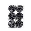 Catzon 6 Pcs Christmas Balls 6CM Shatterproof Plastic Painted Baubles for Xmas Tree Decor-Set8
