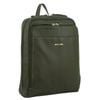 Pierre Cardin Rustic Wos Leather Backpack  Handbag Back Pack Travel  Olive