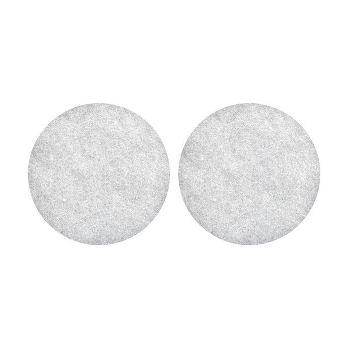 2pk Glomesh Regular Speed Polishing Machine Floor Pad White 350mm