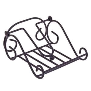 D.Line Scroll Napkin Holder - Black