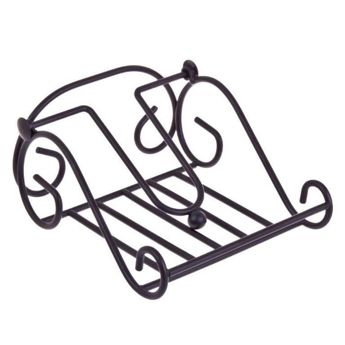 D.Line Scroll Napkin Holder - Black