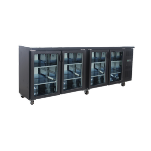 Exquisite Four Glass Doors Underbench Storage Refrigerators 750 Litre