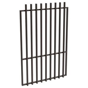 ProtectorAl 800 - 1200 x 1800mm Black Satin Aluminium Batten Pool Gate