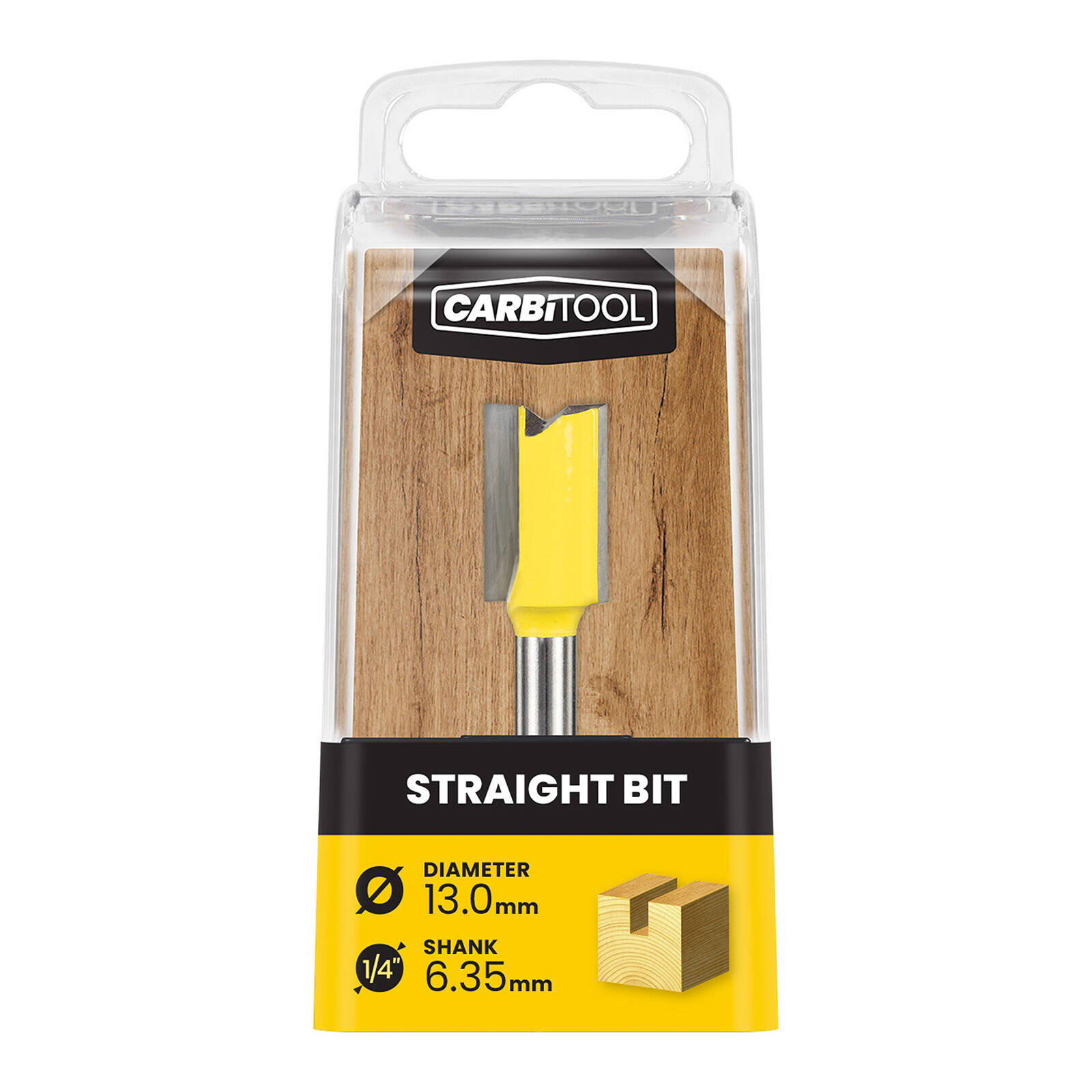 Carbitool 13.0mm Straight TCT Router Bit